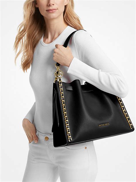 michael kors mina large bag|michael kors mina shoulder bag.